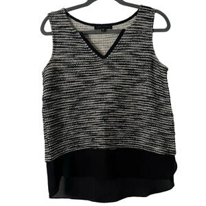 Sanctuary tweed shimmed multimedia tank top